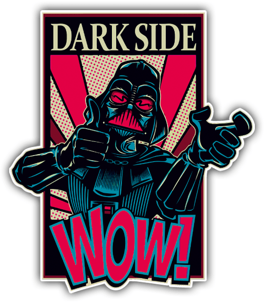 Aufkleber: Dark Side