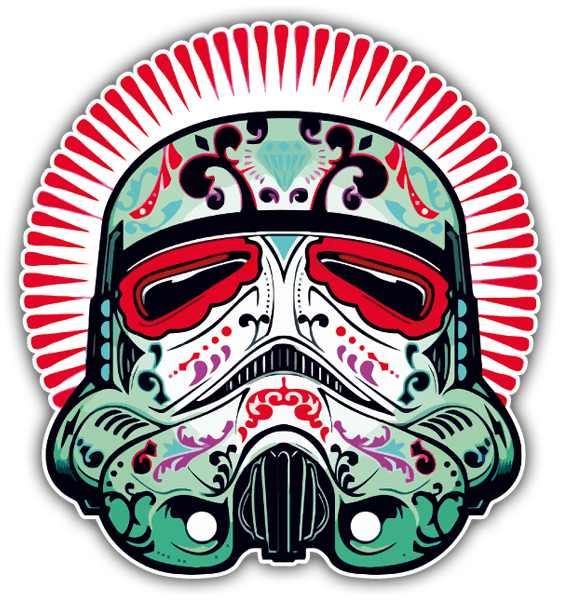 Aufkleber: Catrina Stormtrooper