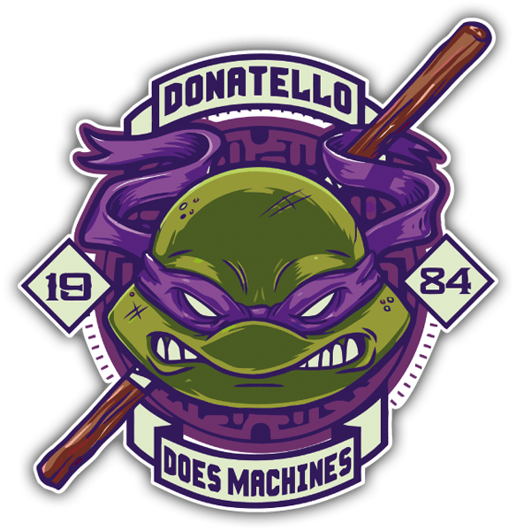 Aufkleber: Donatello 1984