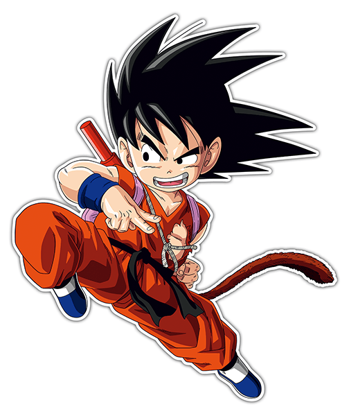 Aufkleber: Goku-Knie