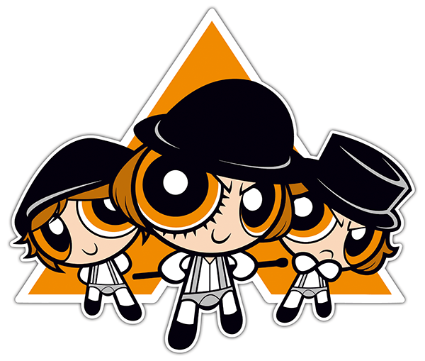 Aufkleber: Powerpuff Girls  - A Clockwork Orange