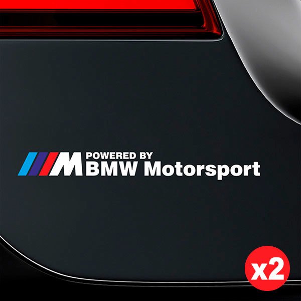 Aufkleber: Kit BMW Motorsport Weiß