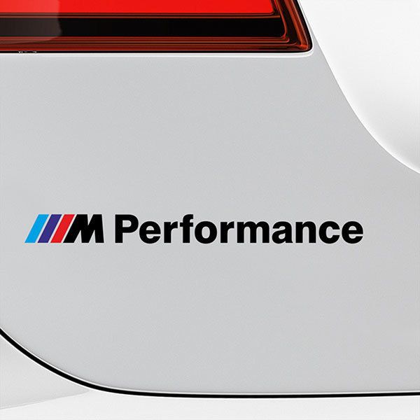 Aufkleber BMW Performance Schwarz