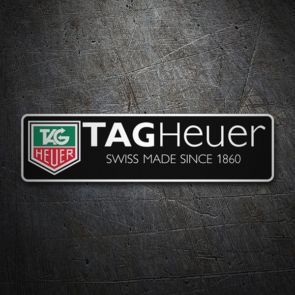 Aufkleber: Tag Heuer Swiss Made Since 1860