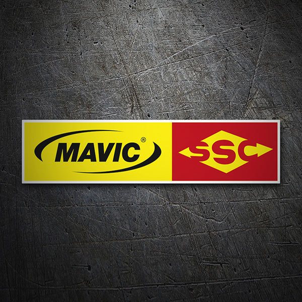 Aufkleber: Logotipo Mavic SSC mit Pfeilen