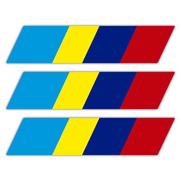 Aufkleber: Set 3X Streifenkit Peugeot Sport