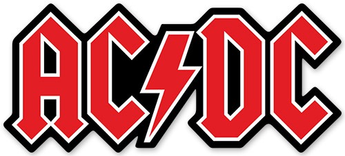 Aufkleber: Aufkleber AC/DC