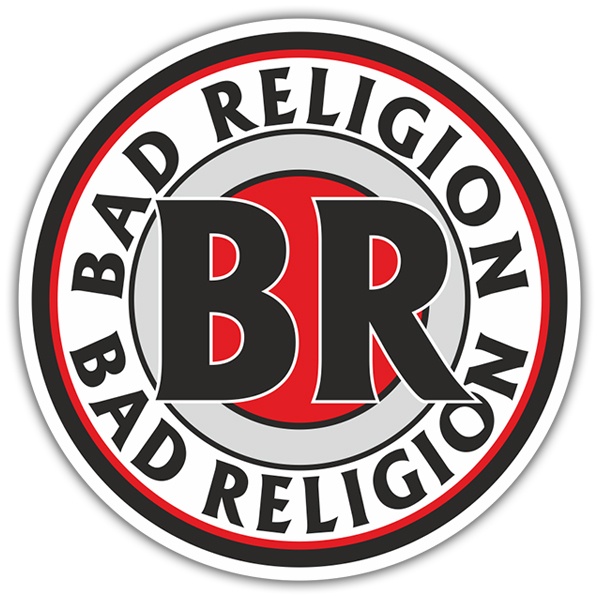 Aufkleber: Bad Religion Briefmarke
