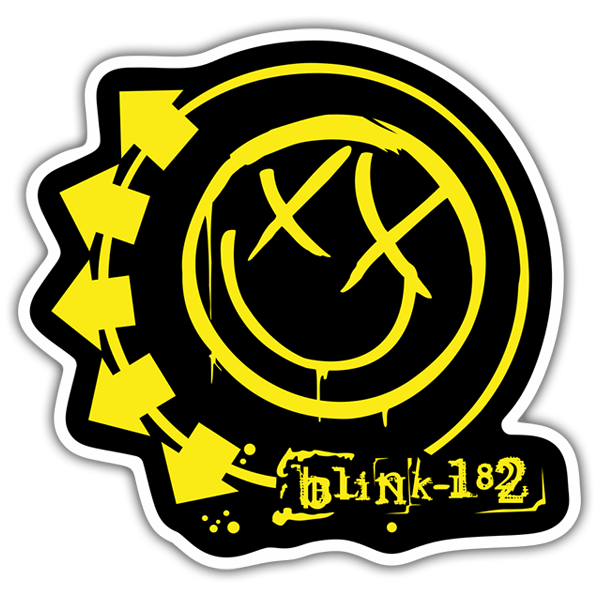 Aufkleber: Blink 182 Farbe