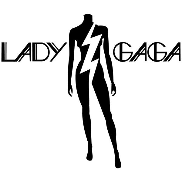 Aufkleber: Lady Gaga
