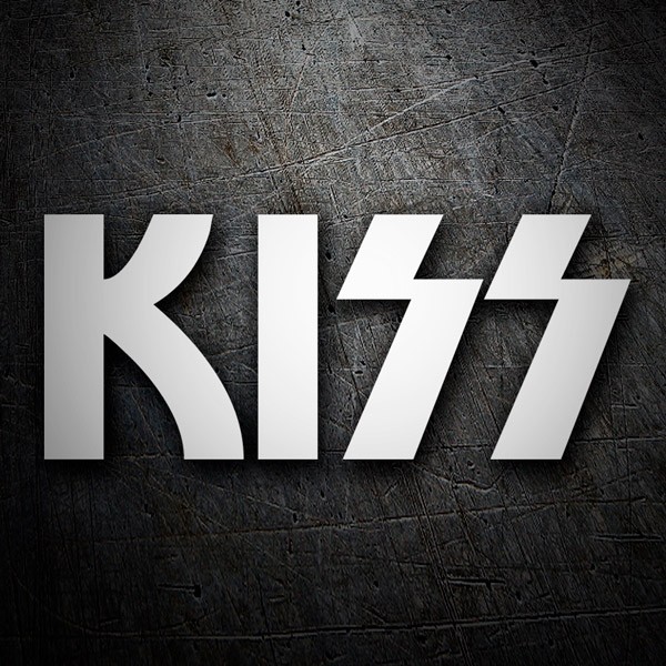 Aufkleber: Kiss Logo