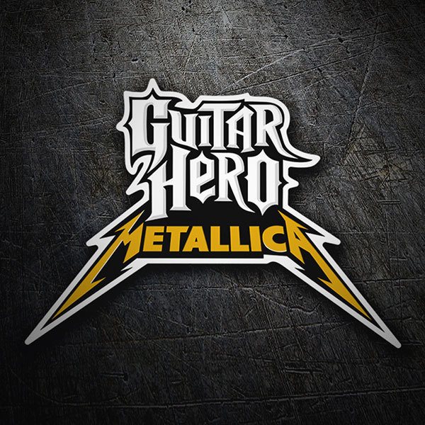 Aufkleber: Guitar Hero Metallica