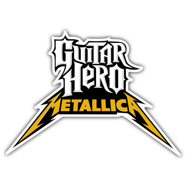 Aufkleber: Guitar Hero Metallica