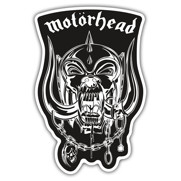 Aufkleber: Motörhead - Snaggletooth Schwarz