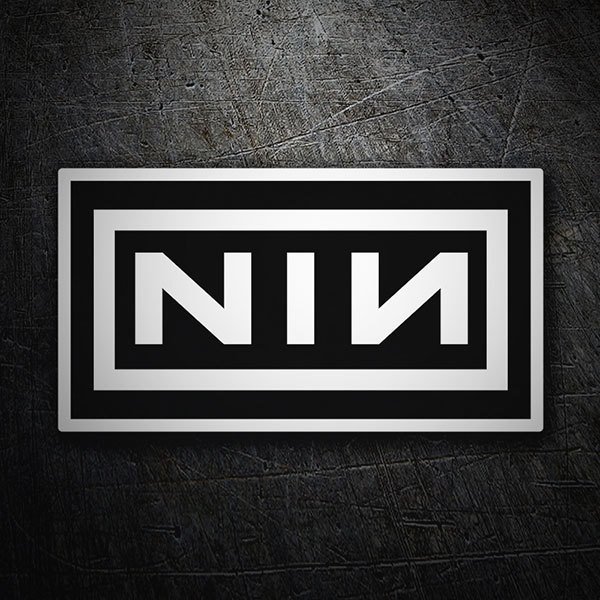 Aufkleber: Nine Inch Nails Logo