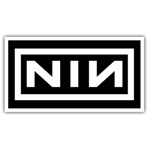 Aufkleber: Nine Inch Nails Logo