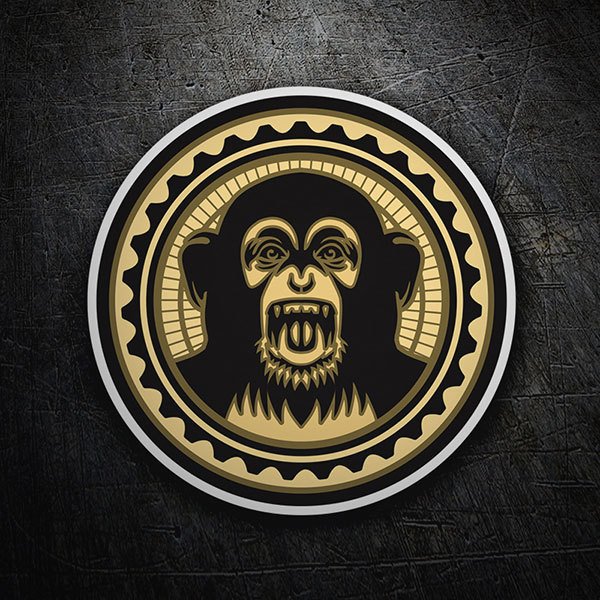 Aufkleber: Verrückter Affe - The Black Eyed Peas