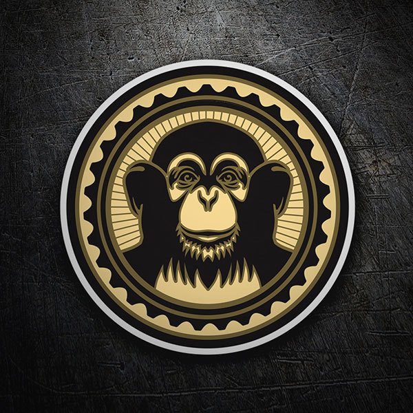 Aufkleber: Affe - The Black Eyed Peas