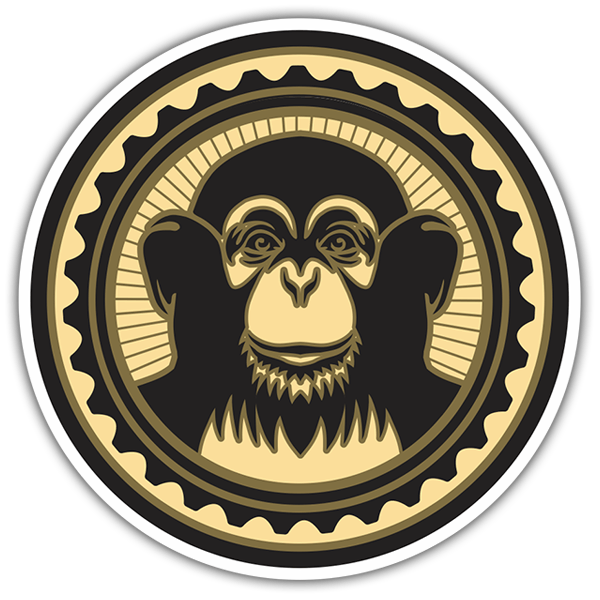 Aufkleber: Affe - The Black Eyed Peas