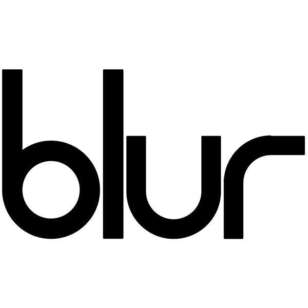 Aufkleber: Blur Logo