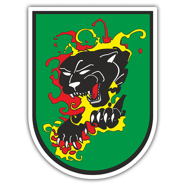 Aufkleber: Pantherschild