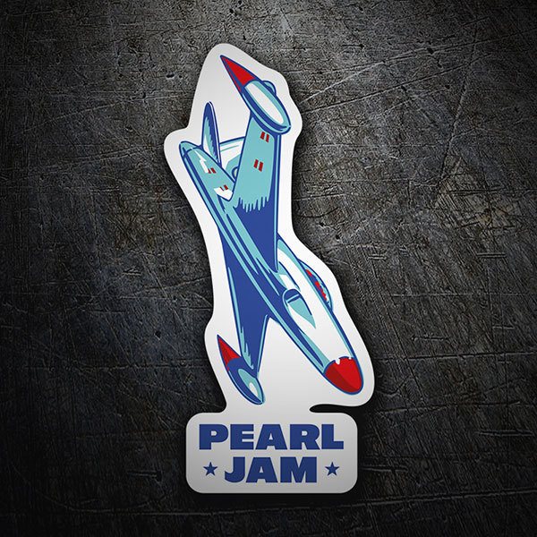 Aufkleber: Pearl Jam Flugzeug