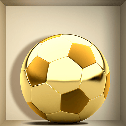 Wandtattoos: Nischen Golden Ball