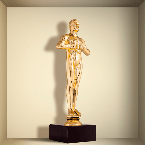 Wandtattoos: Nischen Oscar-Statue