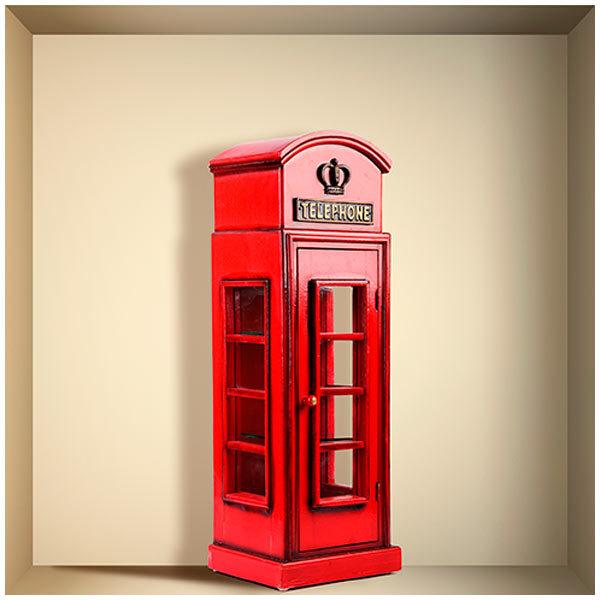 Wandtattoos: Nischen London Telefonzelle