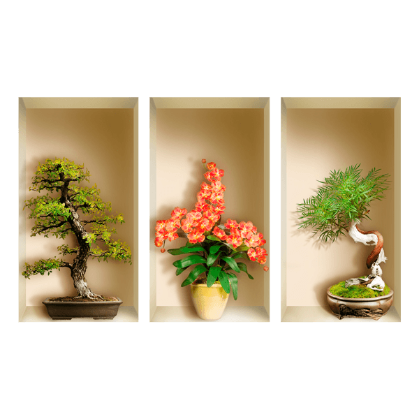 Wandtattoos: Nische Bonsai