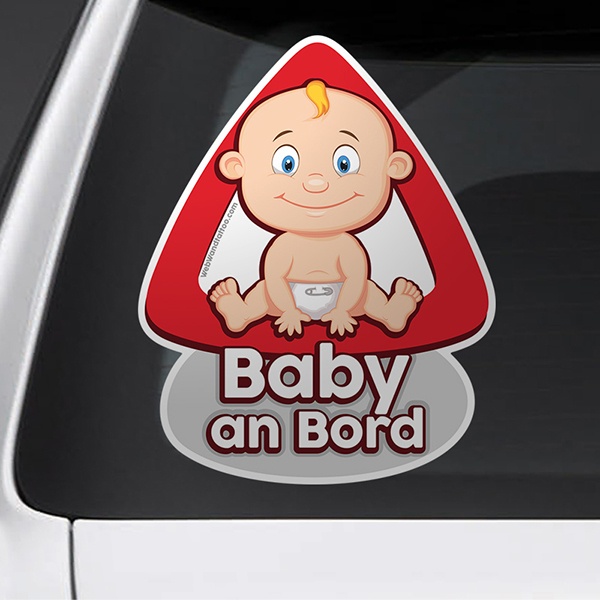 Aufkleber: Baby an Bord