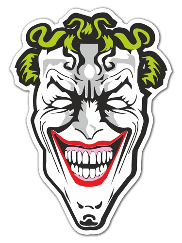 Aufkleber: Der Bösewicht Joker