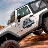 Aufkleber: Silhouette eines Dinosauriers aus Jurassic World 5