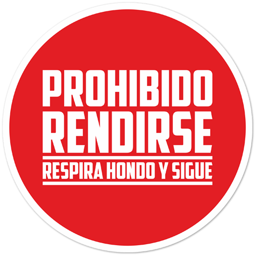 Aufkleber: Aufkleber Prohibido Rendirse (Verboten, sich zu er