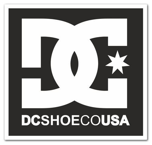 Aufkleber: DC SHOE CO USA