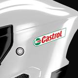 Aufkleber: Logotipo Castrol in Rot und Grün 4