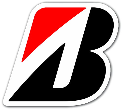 Aufkleber: Bridgestone logo