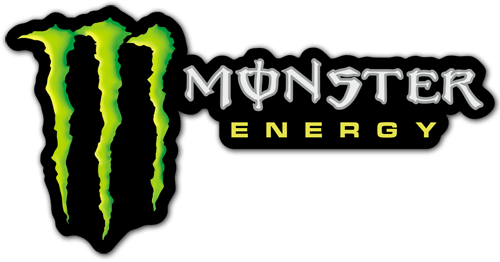 Aufkleber: Monster Energy 4