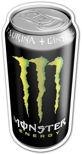 Aufkleber: Monster Energy Dose 1