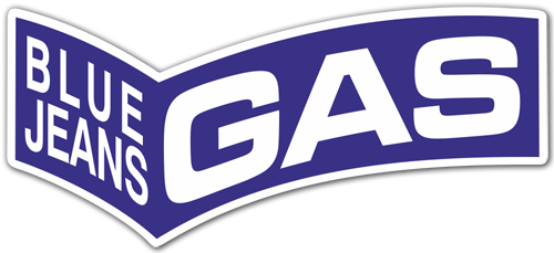 Aufkleber: Gas Blue Jeans 4