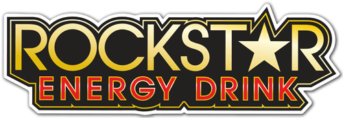 Aufkleber: Rockstar Energy Drink