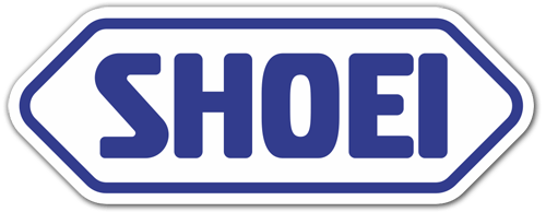 Aufkleber: Shoei 2 blau