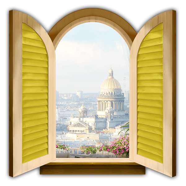 Wandtattoos: Fenster St. Petersburg