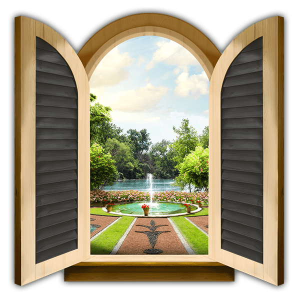 Wandtattoos: Fenster Palastbrunnen