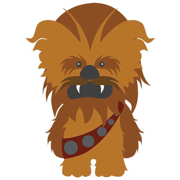 Kinderzimmer Wandtattoo: Chewbacca