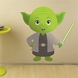 Kinderzimmer Wandtattoo: Yoda 3