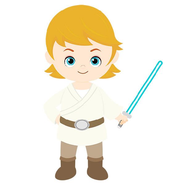 Kinderzimmer Wandtattoo: Luke Skywalker