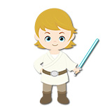 Kinderzimmer Wandtattoo: Luke Skywalker 6