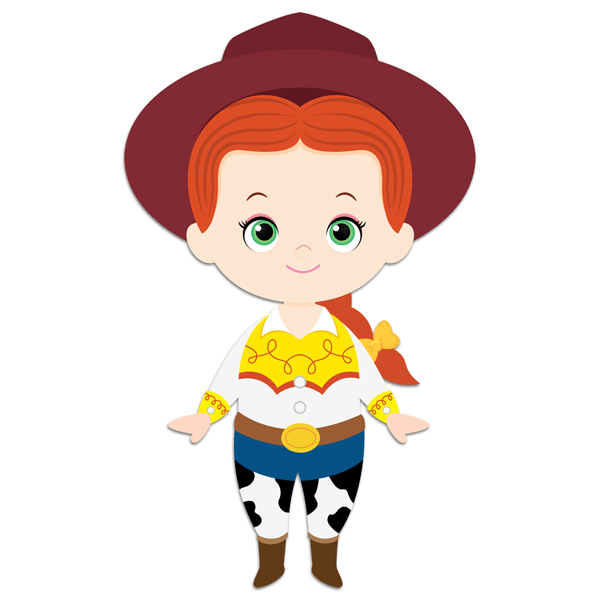 Kinderzimmer Wandtattoo: Das Cowgirl Jessie, Toy Story