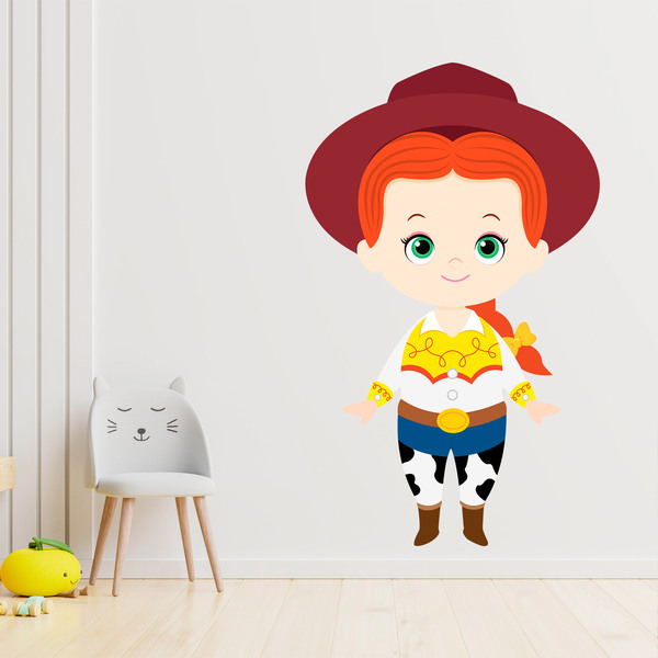 Kinderzimmer Wandtattoo: Das Cowgirl Jessie, Toy Story